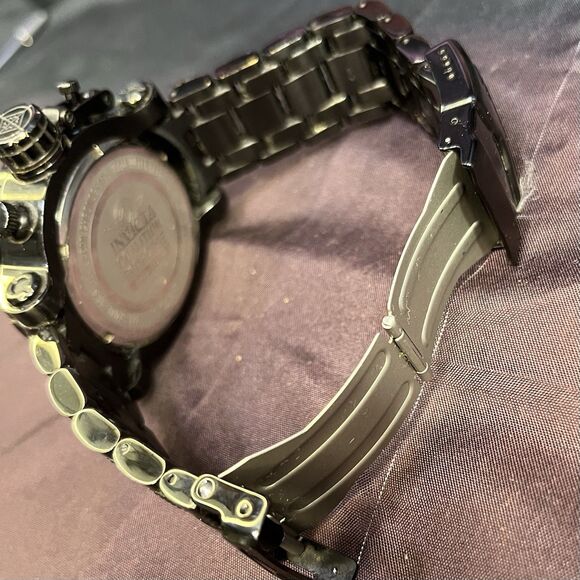 INVICTA Men's Watch 32727 Coalition Forces Black Quartz Chronograph Steel 52mm - Picture 7 of 15